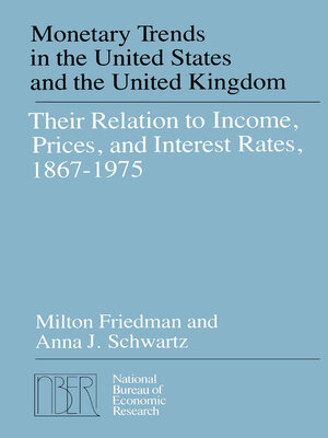 cover image of Monetary Trends in the United States and the United Kingdom
